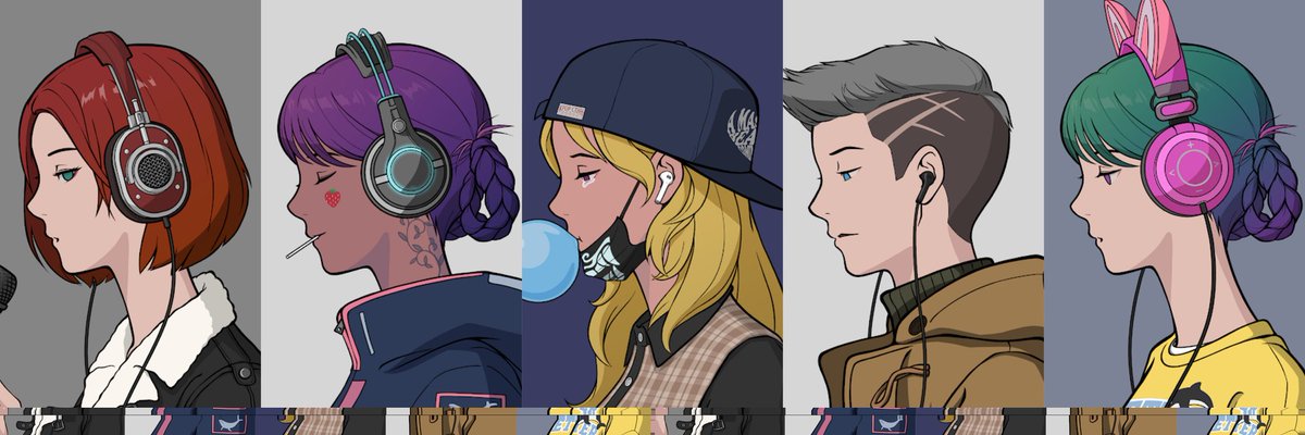 GGOMggum's tweet photo. Finally, @Kpop_ctzen was revealed.
After a long wait, I got to see these five.
I am so excited to think about the stories these friends will draw in the future.
Which one of these could be the star?
#KPOPCTzen #KPCT_reveal
@skythus07 @tidustjc @KINGVANENFT @bullsyrin @jinchoi0918 https://t.co/HCkTyb5rg9