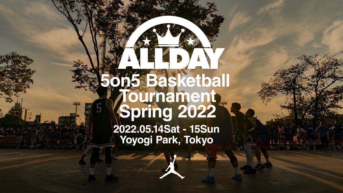 flymagazine's tweet photo. 国内最大級のストリートボールトーナメント「ALLDAY 2022 SPRING」 5/14(土)-15(日)代々木公園バスケットボールコートにて開催決定！
#ALLDAY #ALLDAY2022 #JORDANBRAND #fly_mag

https://t.co/P6hTab7jMQ https://t.co/eGjc6xi8MM
