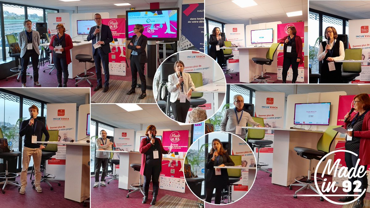 Retour sur le lancement du Prix de l'Entrepreneur <a href="/GPSO_SeineOuest/">Grand Paris Seine Ouest (GPSO)</a> à <a href="/ESSCA_Ecole/">ESSCA</a> 
Merci à tous les participants <a href="/HaveagoodayFr/">Haveagooday</a> #LesBellesMusettes <a href="/investessor/">Investessor</a> <a href="/Entreprendre92/">Réseau Entreprendre 92</a> <a href="/EsscaIncub/">IncubESSCA</a> #SharitandStream <a href="/dlarghero/">Denis Larghero</a> #JacquesBoulay <a href="/SandyVetillart/">Sandy Vetillart</a> #PascaleRoux <a href="/SandraLeGrand1/">Sandra Le Grand</a> 👏