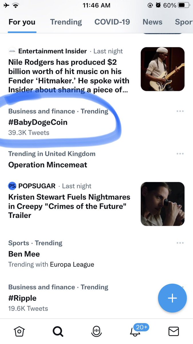Just woke up to this! 

#BabyDogeCoin is trending again!🤯

It looks like the #BabyDogeArmy is preparing for our #BabyDogeNFT