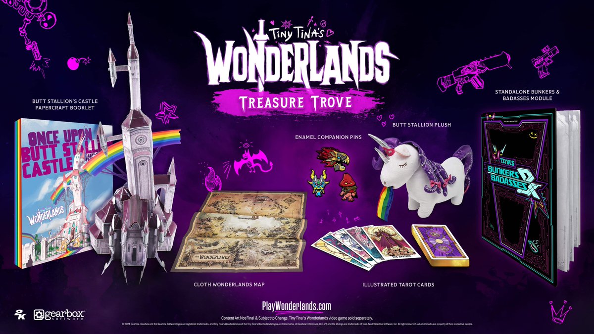 Tripleg's tweet image. I'm giving away a HUGE Treasure Trove of goodies for Wonderlands! Just look at it!

To WIN all you need to do is make sure you are following on socials, RT THIS TWEET and post a pet picture in the comments below!

Good look everyone, winner to be announced on the 21st April!