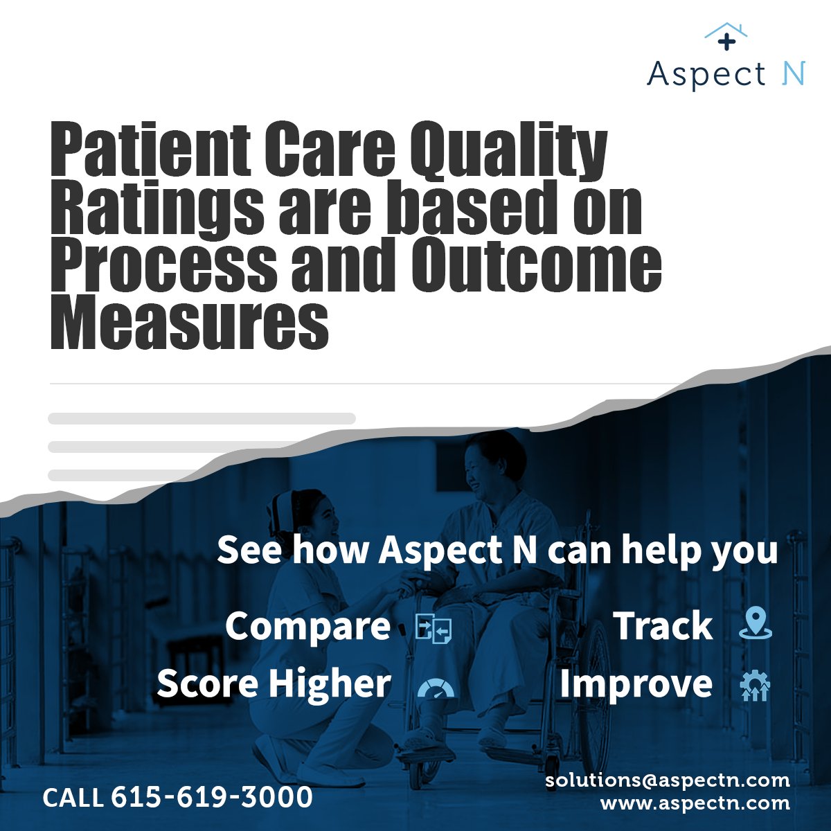 With #HQRP, level of care delivered by #Hospice is easily available. Thus reporting and providing quality care becomes a top priority. 

(615) 619-3000
aspectn.com
solutions@AspectN.com

#AspectN #patientcare #medical #doc #nurse #qualitycare #noerror #qualityrating