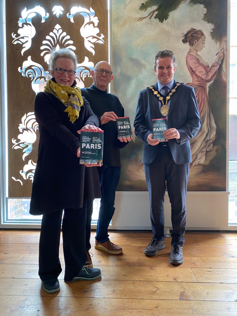 We were pleased to welcome Alderman Stephen Martin, Mayor of Lisburn &amp; Castlereagh City Council to learn more about the Wallace legacy and the residency project the gallery has been running since 2018. Re:New Wallace #5 'Oh L'eau L'eau' is open Tue - Sat, 11am to 5pm. #animation