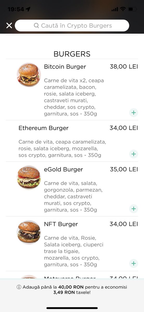 holderBR1's tweet photo. What Burger do you want?

Il get a $EGLD Burger 

#Elrond #crypto https://t.co/lDs1NCN6QP