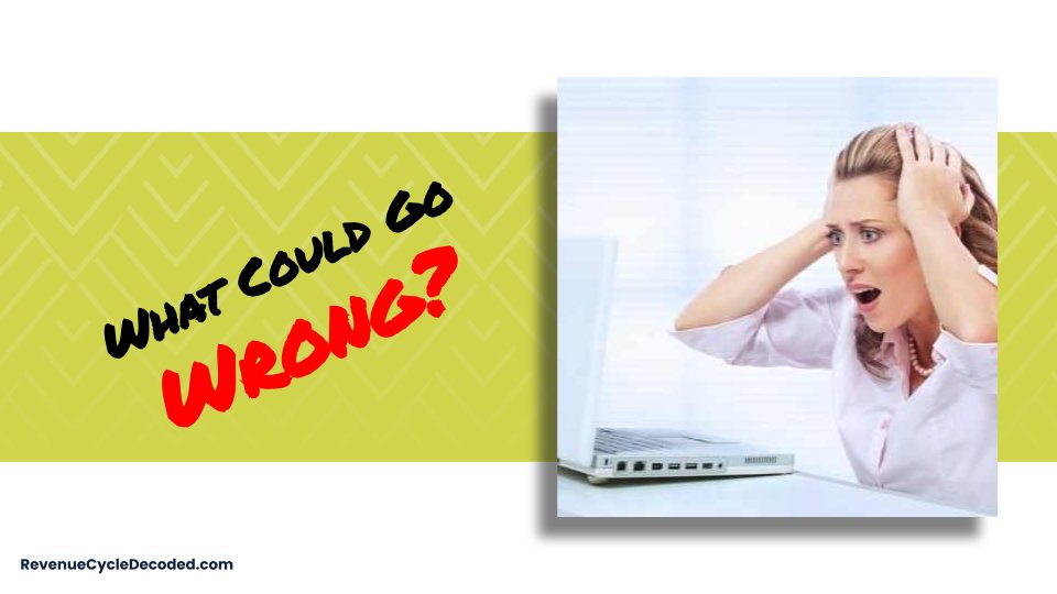 RevCycleDecoded's tweet image. Front end revenue cycle - what could go wrong?? If you don't get these things right, you'll get claim rejections and denials.  youtu.be/noy1Nntdh-0