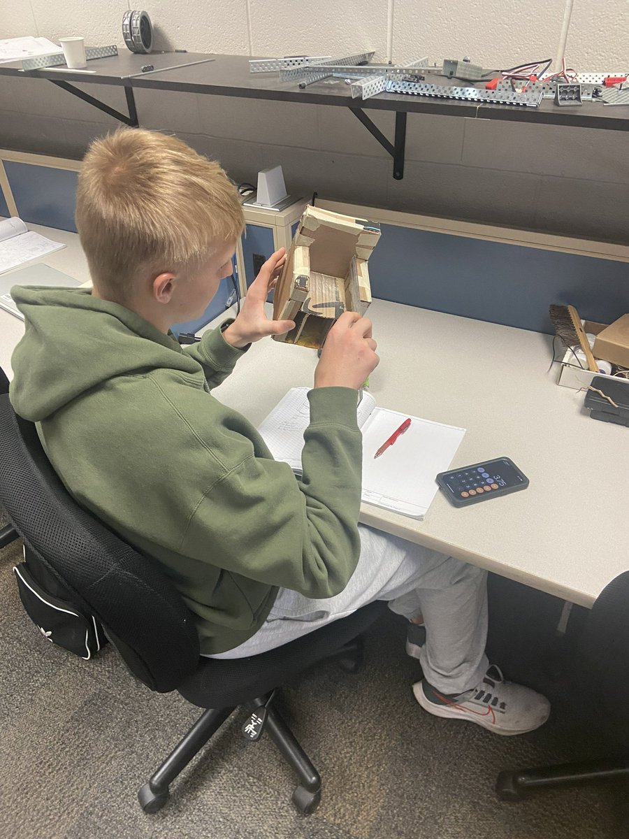 MinookaTech's tweet image. PLTW POE student are loving the cardboard furniture design challenge. They made scaled prototype and now they are working on the full size prototypes. How many of these will be able to hold me? @MCHSDistrict111 @CteMchs