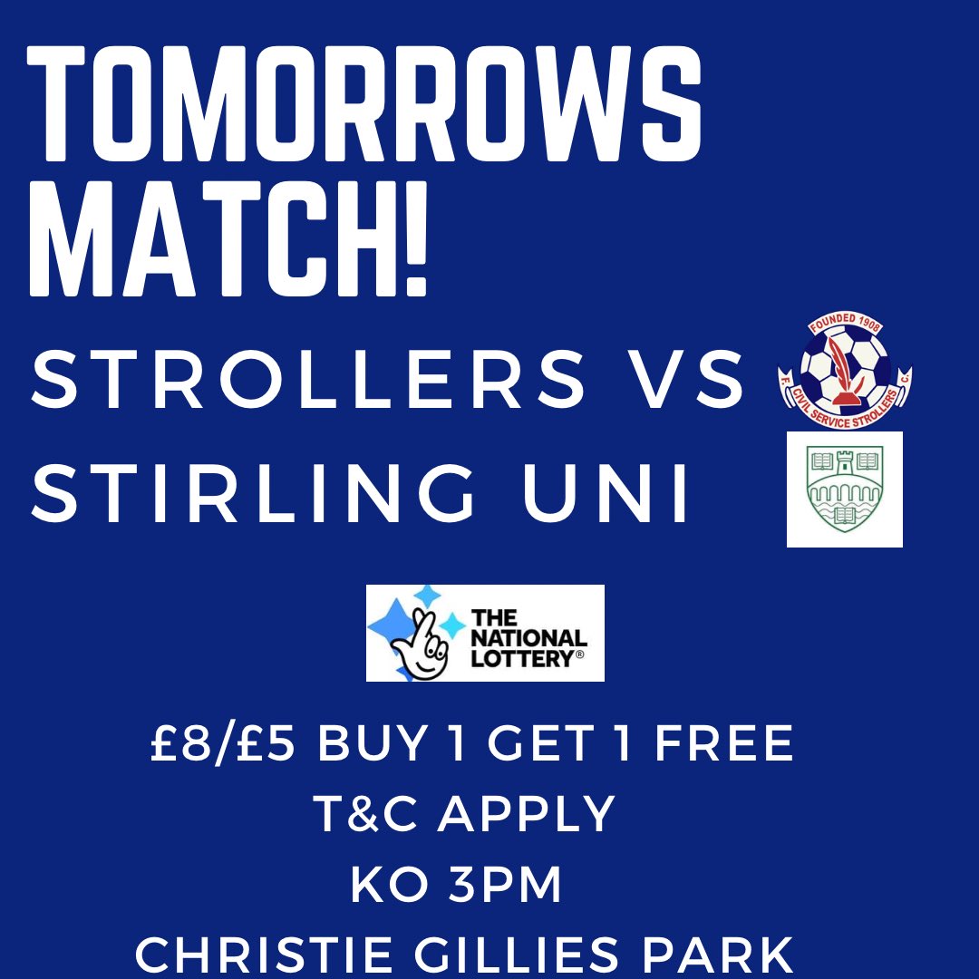 csstrollers's tweet photo. Itโs @TNLUK weekend at the Strollers!
BUY 1 ADULT TICKET BRING A FRIEND FOR FREE!
T&Cs apply.
https://t.co/epTG1ngEMF
#TNLFootballWeekends https://t.co/rRj8JrEbaI
