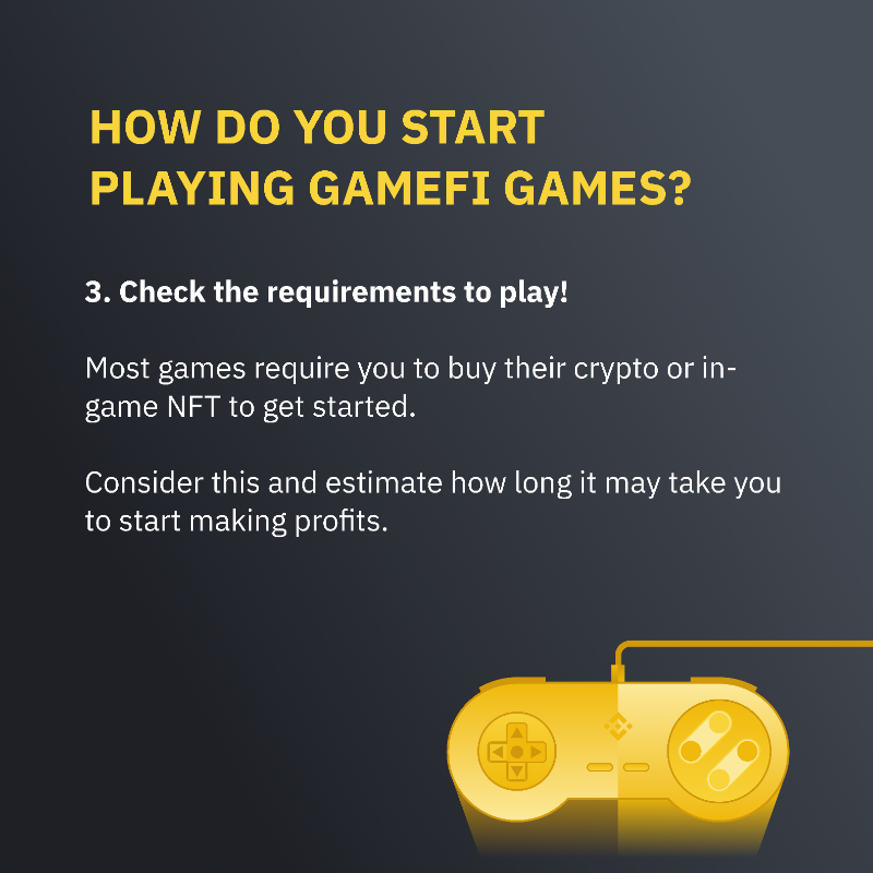 binance's tweet photo. Game + Finance = #GameFi.

Swipe to learn more about how you can earn money from gaming in the metaverse ⬇️