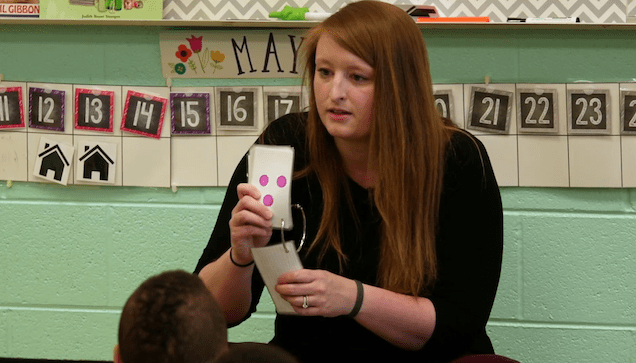 eriksonmath's tweet photo. Transition time is a great time for mathematizing a daily routine. This dot card transition is a relatively simple routine that builds number sense in a concrete way.
Dot Card Transition Activity:
https://t.co/oOJkHFUDPv

#kinderchat #EarlyEd #earlymath https://t.co/fCAsOLedXz