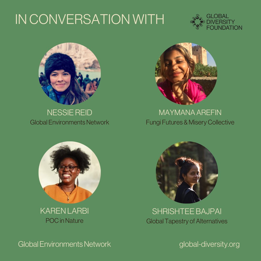 On Tuesday 26th April at 16:00 BST, GEN will host a discussion about what it means to build communities of care. 

Check out the link for tickets and more information: bit.ly/3vlnR1N

#community #care #environment #conversation #discussion #roundtable
