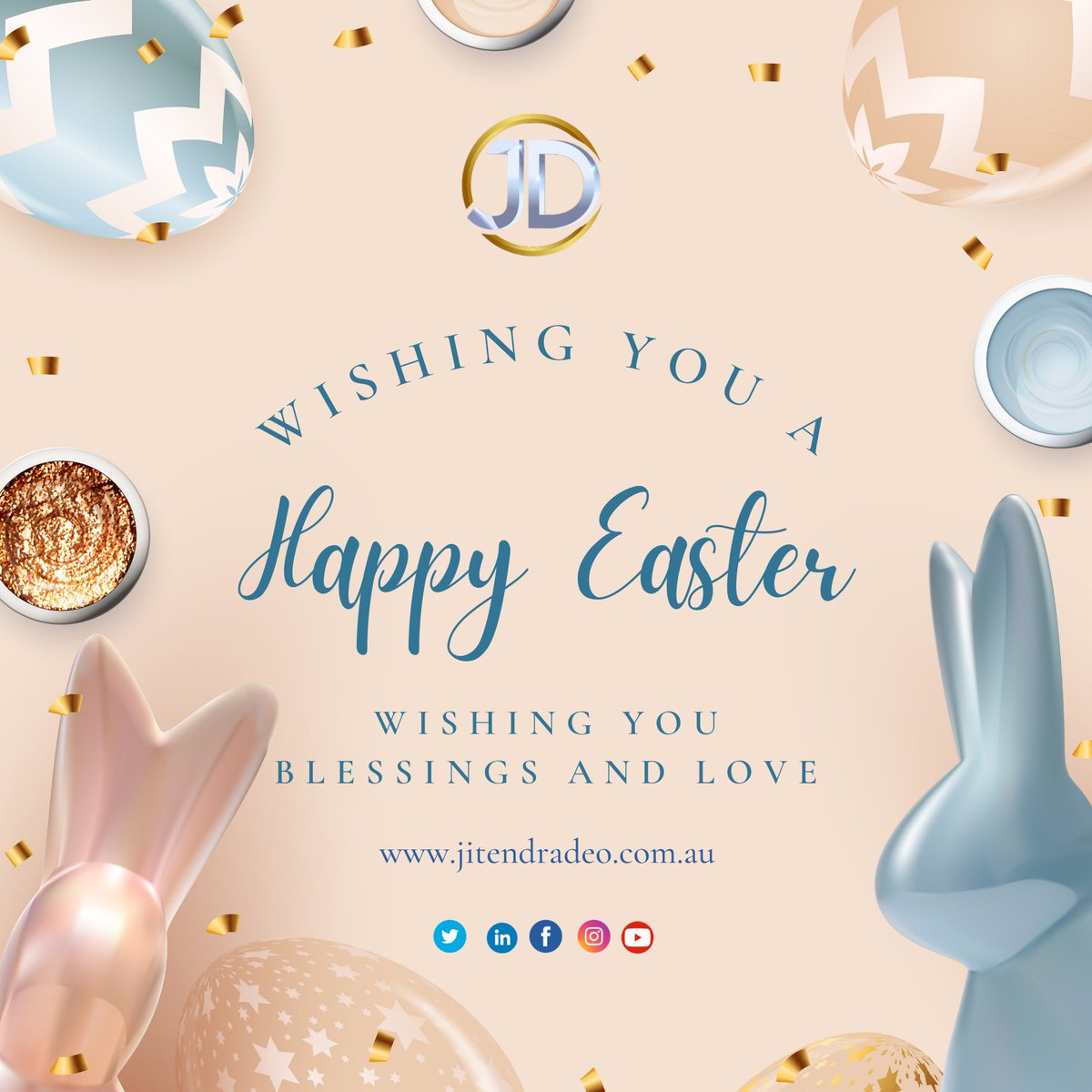 JitendraJd's tweet photo. May your Easter basket be filled with joy, happiness, and peace this season and always. https://t.co/co82uOkAtI