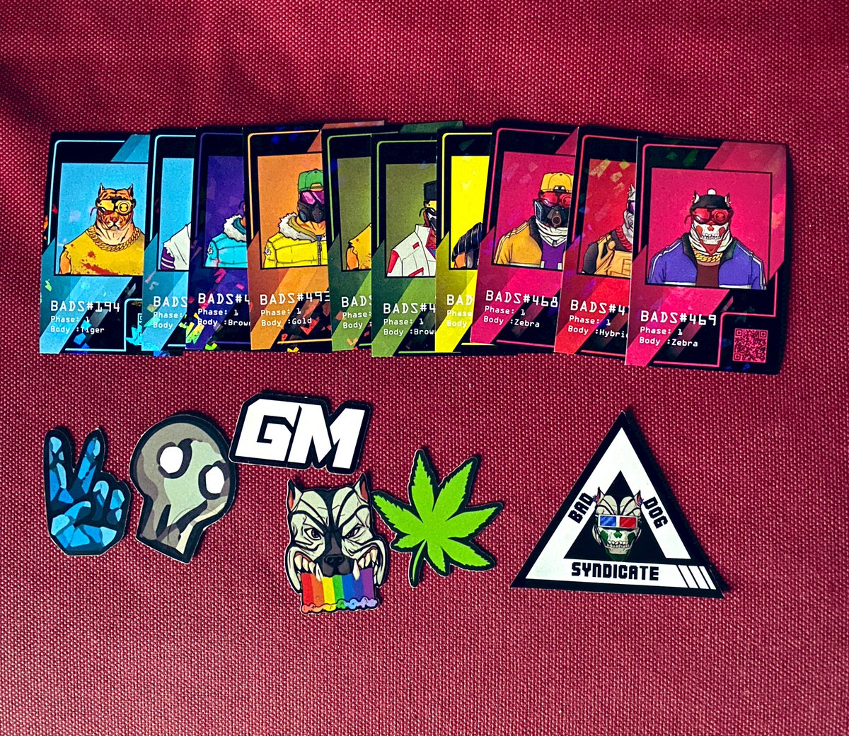 Thank you <a href="/BadDogSyndicate/">BADS</a> for sending this lovely gifts to me ! Absolutely loving these . 🦮❤️‍🔥