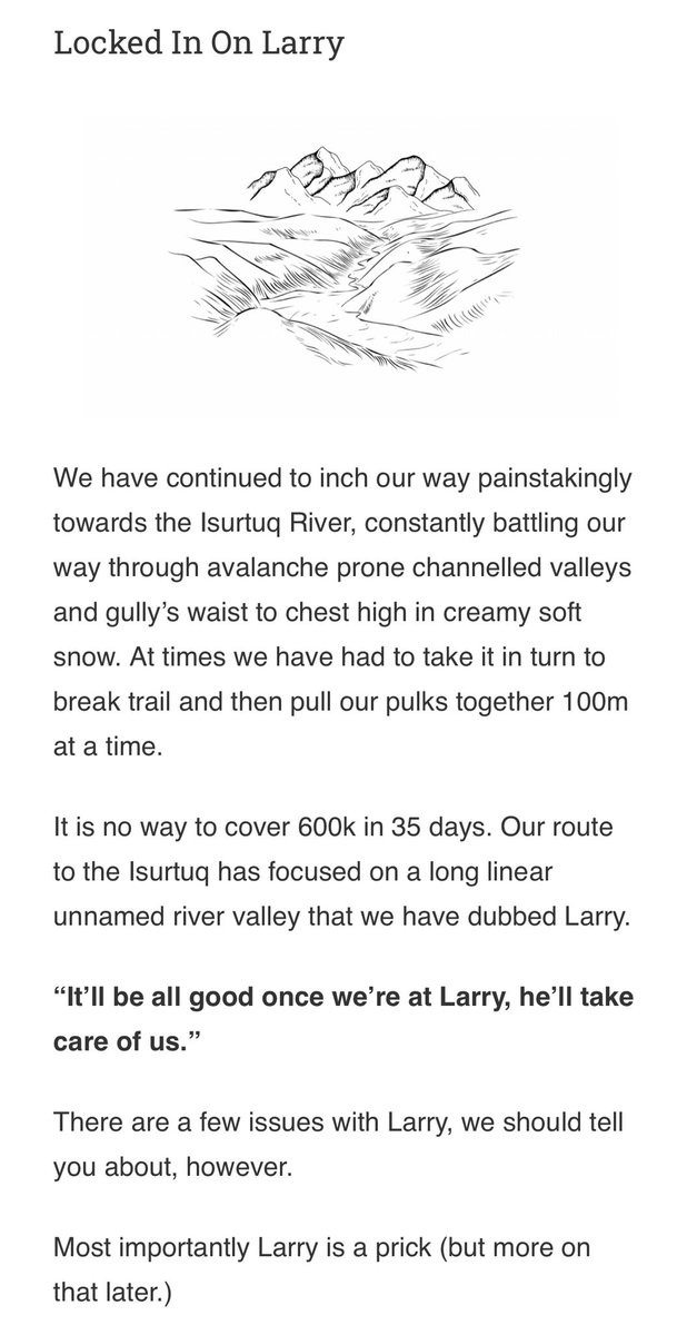 If you do nothing else this Bank Holiday weekend - read &amp; share the latest blog. You won’t regret it #bremontexpedition5 #adventure #baffinisland 

expeditionfive.co.uk/locked-in-on-l…