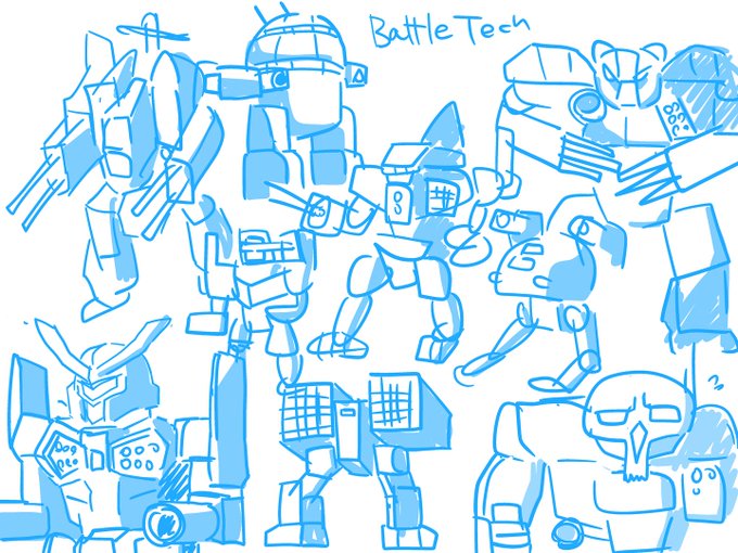 IQ20バトルテックお絵描き
#battletech 