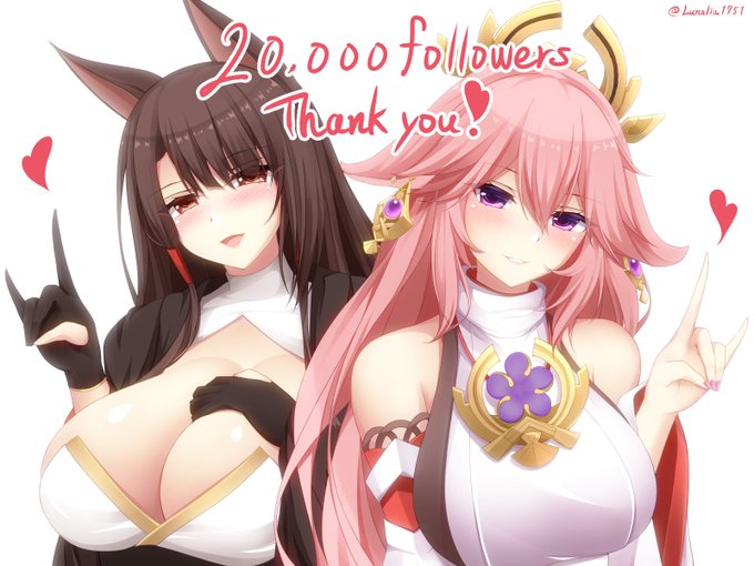 遅くなりましたが2万フォロワーさんきゅーきーつね!🦊
今後ともよろしくお願いします!🙏✨ 