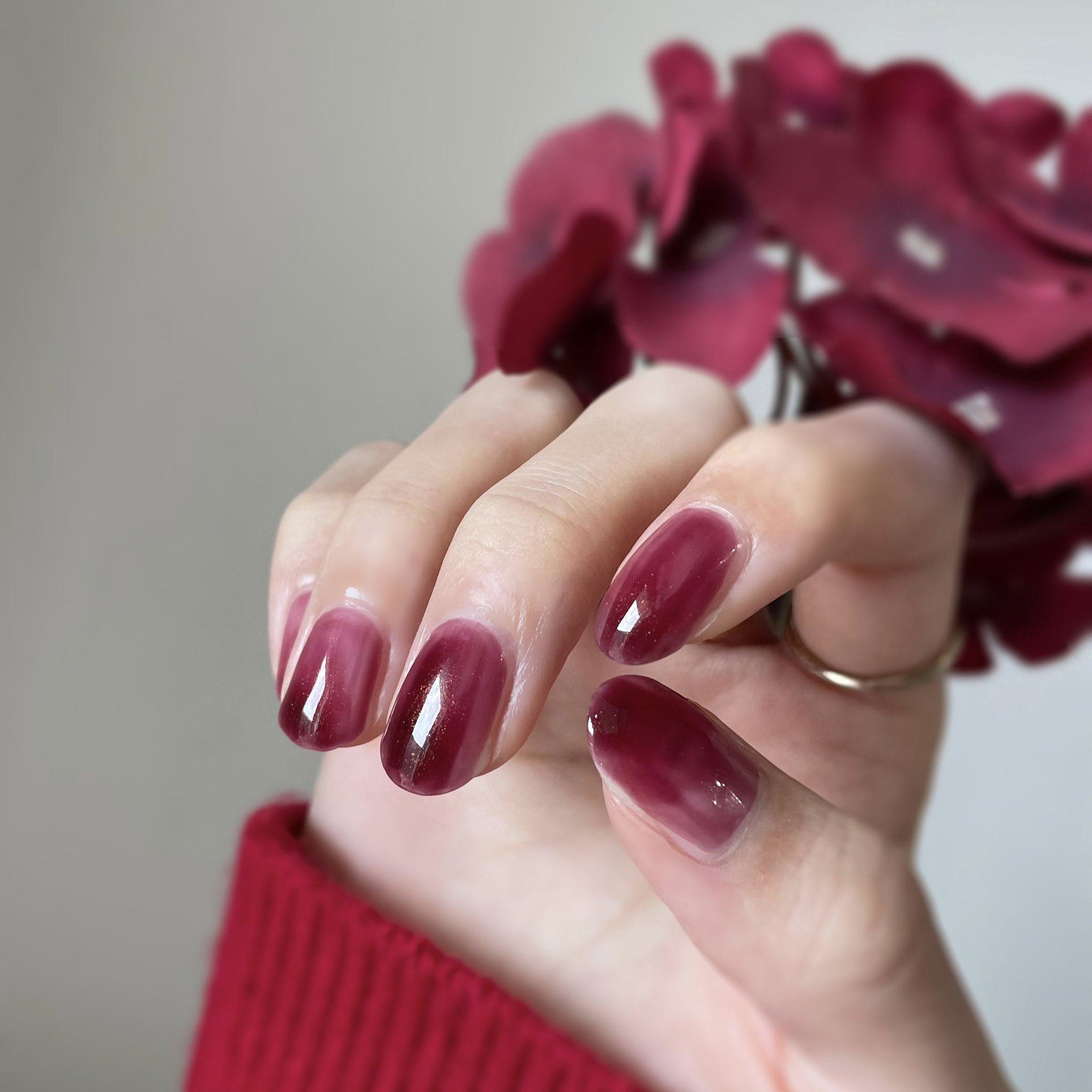 Ante アンダンテ Wine Garnet 石言葉 真実 情熱 実り ワインのような深みと舞い上がるペタルのような軽やかさを併せ持つ 大人の赤ネイルポリッシュ 絶妙な透け感をお楽しみ下さい 4 Wed 00 再入荷予約開始 T Co
