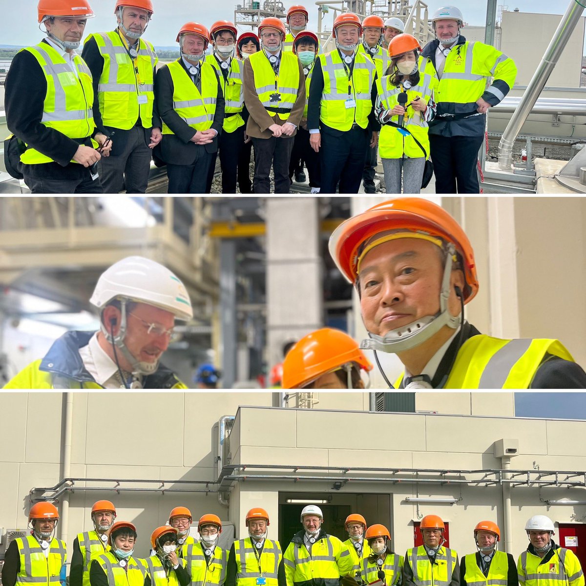 Oranomalvesi's tweet photo. 💡Très honorés de la visite ce jour de notre partenaire japonais 🇯🇵 #JNFL
👉une riche matinée autour des enjeux de la chimie de l’uranium et de notre nouvel atelier🏭 de fabrication de dioxyde d’uranium
🙏Merci pour votre venue à #Narbonne & à bientôt #énergie #malvési #japon https://t.co/EqR69OBV0D