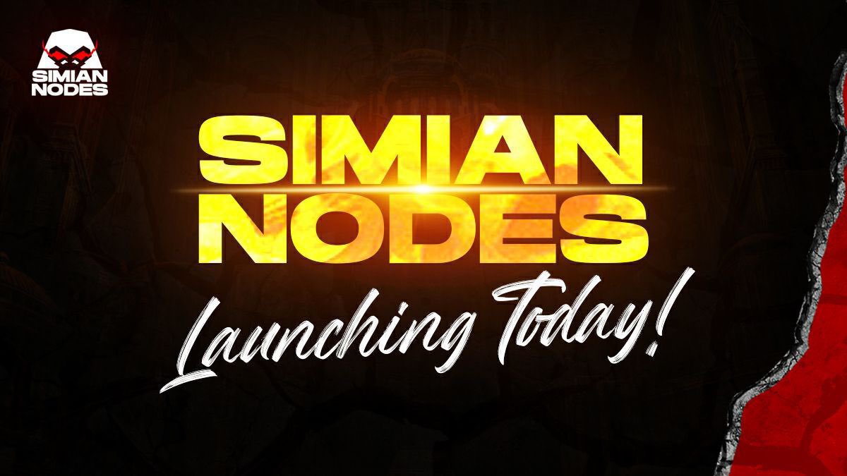 NFTfloorz's tweet photo. FairLaunch of the DAY! @SimianNodes
Offering 6% rewards on launch 
✅ High APY staking on future NFT holders 
✨Passive income from creating nodes that will pay 6% daily!
✅ Dapp also launching today🚀
⏱ Today 4PM EST / 8PM UTC
#SimianNodes #NodeLife 

🌐 https://t.co/bB6qx7zpFp https://t.co/e3vnqVRVL5