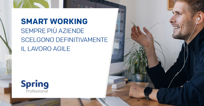 SpringItaly's tweet photo. #SmartWorking: la situazione in Italia? Il 58% delle aziende fatica ad assumere e trattenere talenti se non è garantito il lavoro agile. Per questo, oltre l’88% delle imprese consentirà di continuare a lavorare in Smart Working. Lo rivela @AidpNazionale: https://t.co/uMhSLQyNdY
