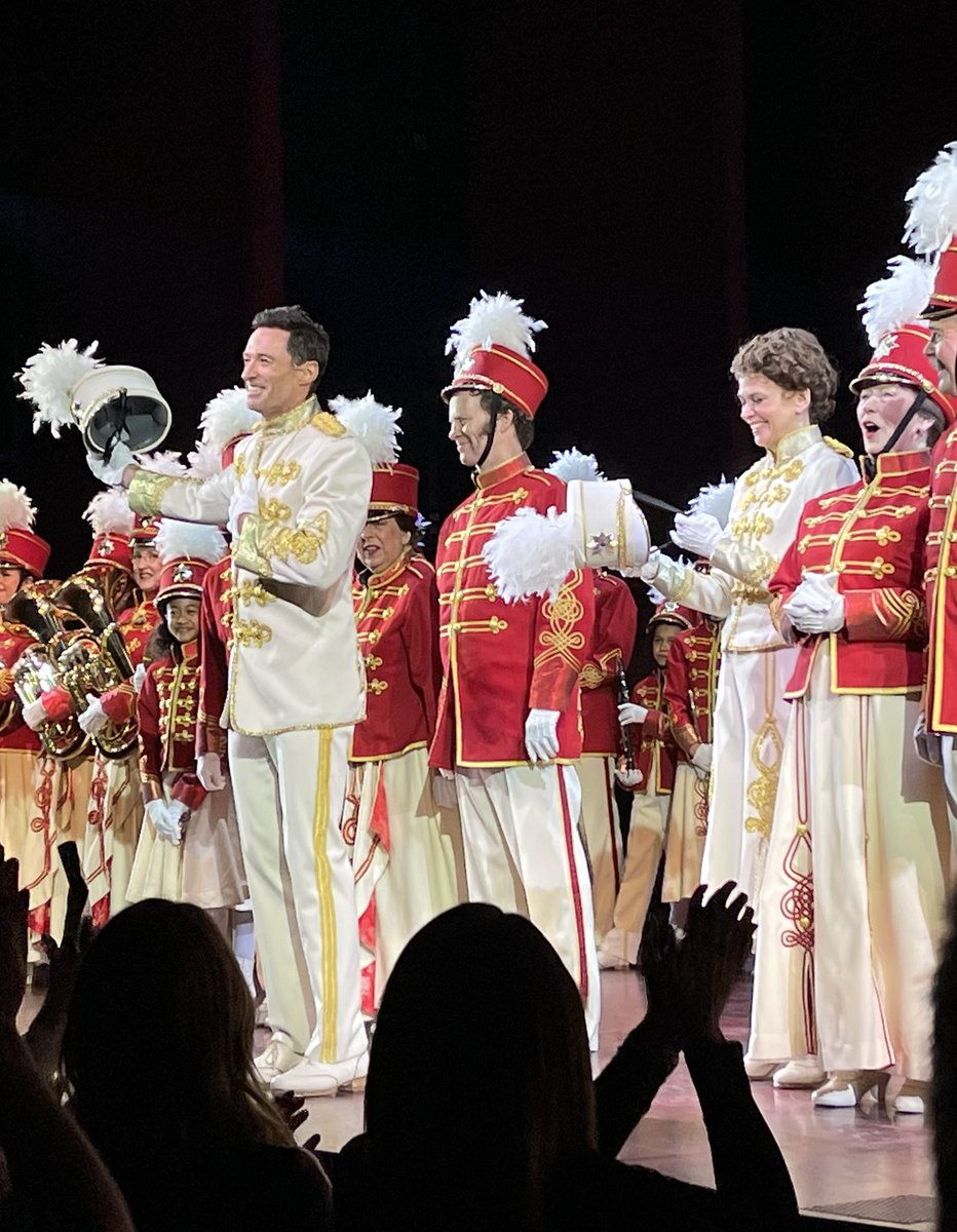 thelea1's tweet photo. Been to the theatre, too - Broadway, you know! Saw Hadestown (fantastic) and The Music Man, with a certain Hugh Jackman in the leading role. Can’t complain - well, I can: I paid $279 for the pleasure.😳 But this was one of those things you can’t put a price tag on.😍 https://t.co/m7zcLMAdAk