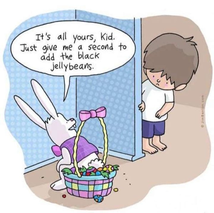 Happy Easter to you and your families..