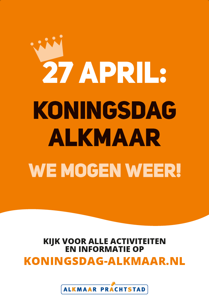 👑 𝗞𝗼𝗻𝗶𝗻𝗴𝘀𝗱𝗮𝗴𝗰𝗮𝗺𝗽𝗮𝗴𝗻𝗲 👑 Organisatoren opgelet! Organiseer jij een evenement tijdens Koningsnacht en/of -dag in de gemeente Alkmaar? 👉 Meld jouw evenement dan aan via deze link bit.ly/3jxILoO.