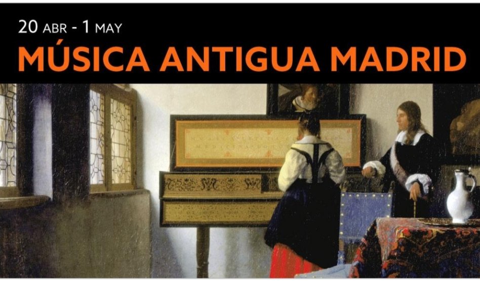 Proximo miércoles 20 de abril comienza el Festival Música Antigua Madrid! En <a href="/fernangomezCCV/">Fernán Gómez CCV</a> 

teatrofernangomez.es/programacion/m…