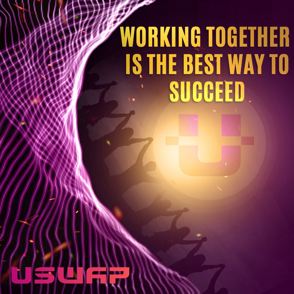 Working together is definitely the easiest way to succeed when it comes to #USwap !