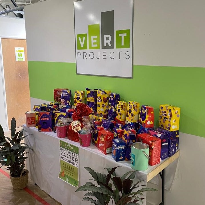 Vert Projects (@vert_projects) on Twitter photo A big thank you to all that contributed to our Easter Egg donation <a href="/eustonfoodbank/">Euston Foodbank</a>. A special thanks to the team for organising and delivering the eggs yesterday evening. Have a great bank holiday weekend🐣🐰#eustonfoodbank #loveconstruction #foodbankaid #EasterWeekend A big thank you to all that contributed to our Easter Egg donation <a href="/eustonfoodbank/">Euston Foodbank</a>. A special thanks to the team for organising and delivering the eggs yesterday evening. Have a great bank holiday weekend🐣🐰#eustonfoodbank #loveconstruction #foodbankaid #EasterWeekend
