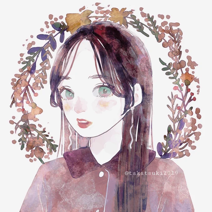 『恋する君と目が合った』
#イラスト 