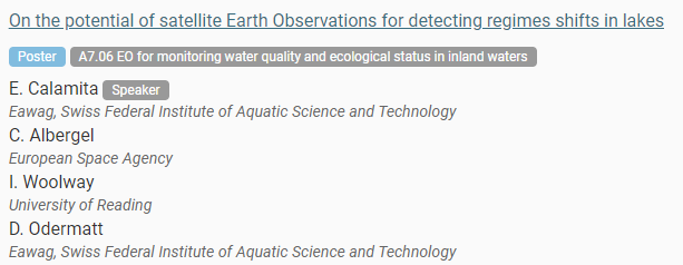 Elisa Calamita (@e_calamita) on Twitter photo 🛰️The final agenda for the next ESA Living Planet Symposium #LPS22 is now online:
lps22.esa.int/frontend/index…
See you at the poster session!!
<a href="/esaclimate/">ESA Climate Office</a> <a href="/ESA_EO/">ESA Earth Observation</a> <a href="/esa/">European Space Agency</a> 🛰️The final agenda for the next ESA Living Planet Symposium #LPS22 is now online:
lps22.esa.int/frontend/index…
See you at the poster session!!
<a href="/esaclimate/">ESA Climate Office</a> <a href="/ESA_EO/">ESA Earth Observation</a> <a href="/esa/">European Space Agency</a>