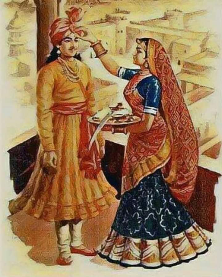 Abhimanyu__19's tweet photo. कर्नल जेम्स टॉड ने लिखा है कि "यदि स्त्री के प्रति पुरुष की भक्ति और उसके सम्मान को कसौटी माना जाए, तो एक राजपूत का स्थान सबसे श्रेष्ठ माना जाएगा। वह स्त्री के प्रति किए गए असम्मान को कभी सहन नहीं कर सकता
#क्षत्रिय_सर्वत्र_विजयते https://t.co/bdMC6gKlRz