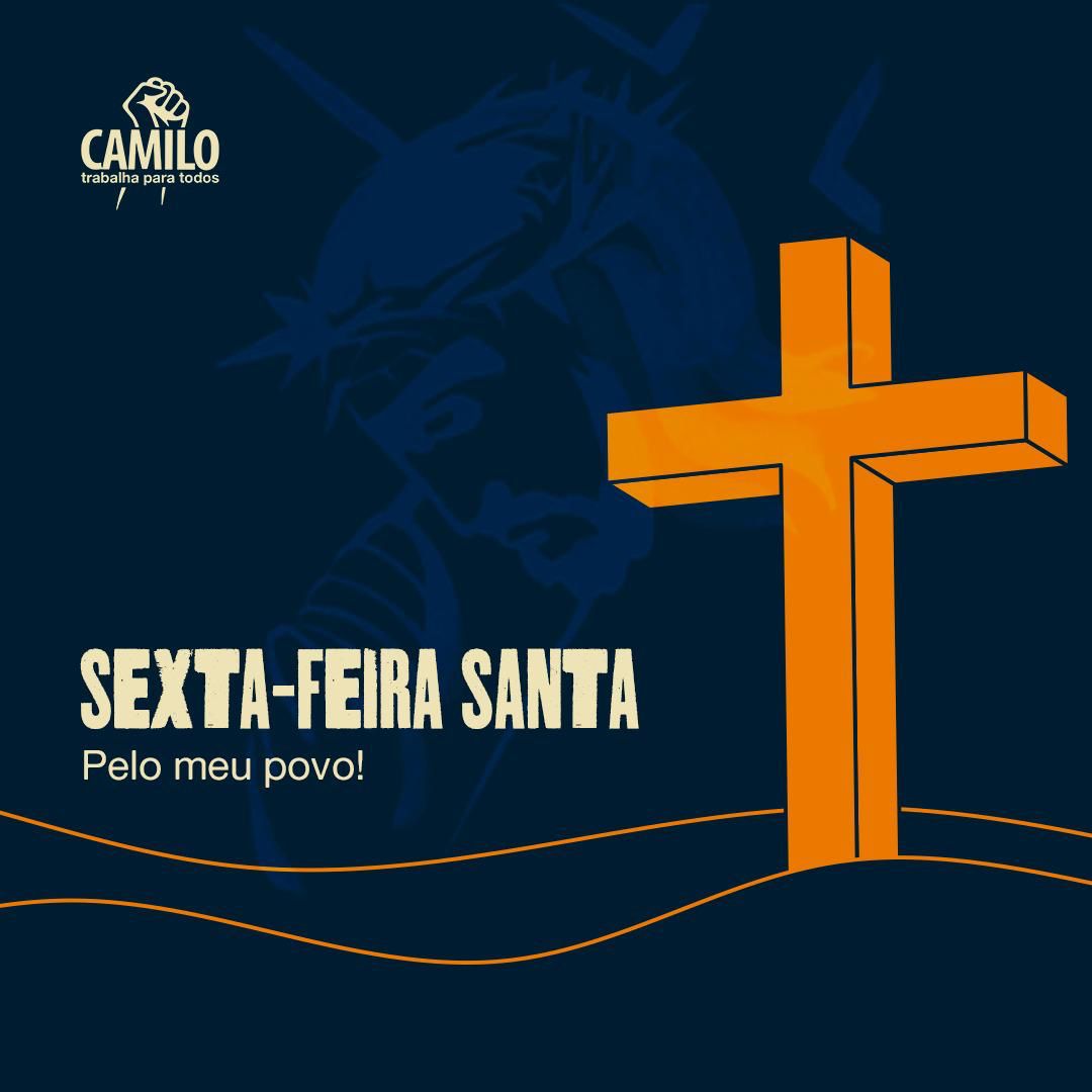 Que a sexta-feira santa nos conecte a momentos de meditação e reflexão sobre os nossos atos. Estamos diante de uma oportunidade de nos voltar ao nosso interior e agradecer àquele que enviou seu filho único para nos salvar. Uma Santa Sexta-feira a todos!