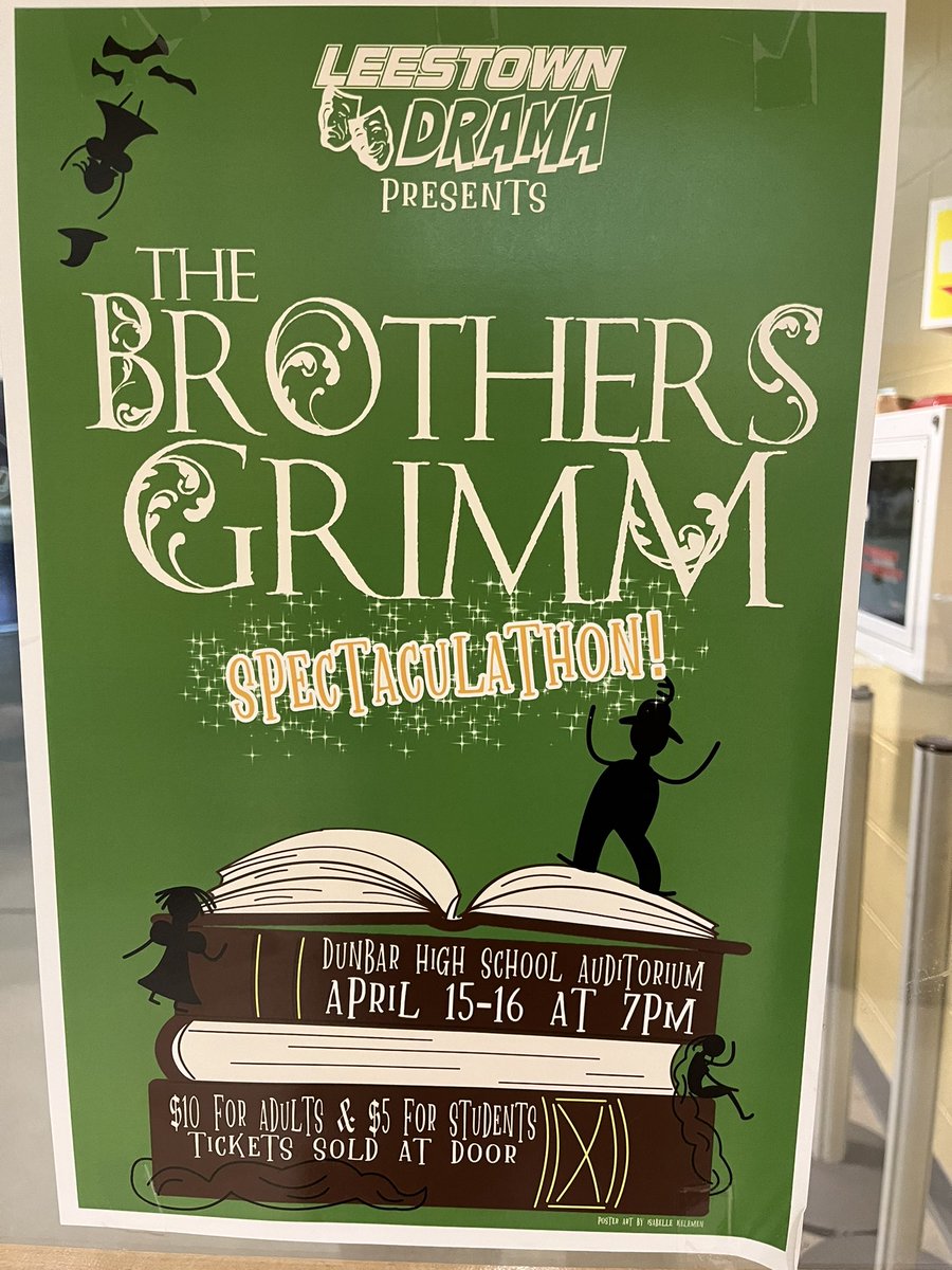 Leestown Greenhouse opening this weekend and the premiere of Brothers Grimm by Leestown Drama. Great day to be a charger!