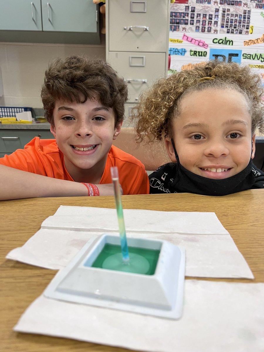 MooreFifthGrade's tweet image. How are layering fluids and density related? Ss had 20 min to perform this investigation. So much engagement, so much interaction, so much FUN in science! #FossScience #moorepride #kkidpride @MooreElemSchool @jen_slavick @NASDschools @m_schoeneberger