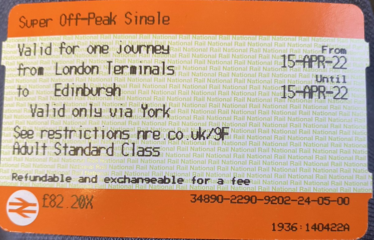 dhb1987's tweet photo. @nationalrailenq Thanks for getting back to me. To be honest I’m not sure. I bought it from one of the machines in EUS last night. https://t.co/vtfTpAQnGc