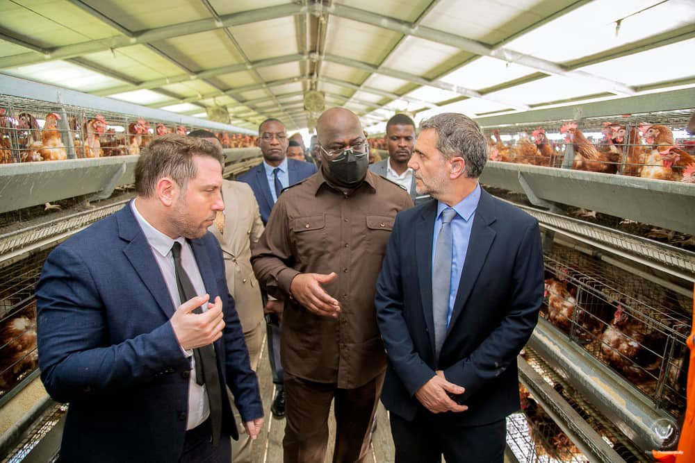 acprdcongo's tweet photo. #RDC : Le Chef de l'État, Félix-Antoine Tshisekedi Tshilombo a effectué, jeudi 14 avril, sa première visite du Parc agro-industriel et présidentiel de la Nsele, principalement les fermes #Daipn dont le gouvernement avait financé la relance des activités en 2021. https://t.co/PiPkXOBzKb