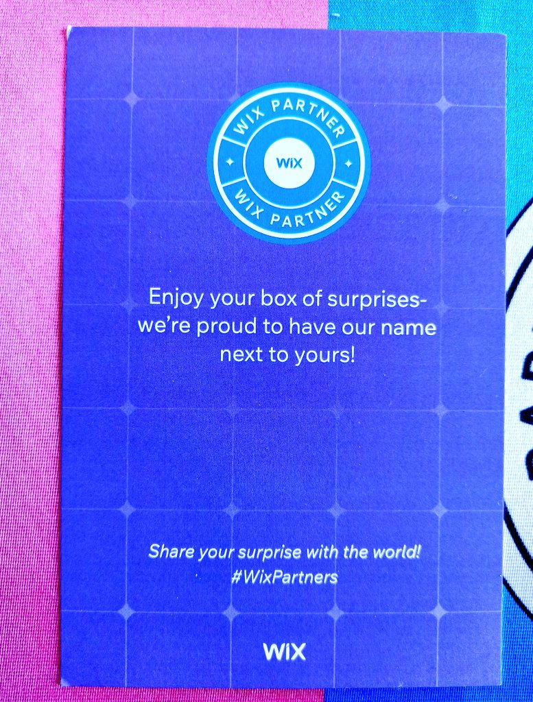 SEOforWix's tweet photo. Hey @WixPartners! Thanks for the personalized #Wix swag delivery!
Love it❤.
#WixPartners https://t.co/FC0eckFXVe