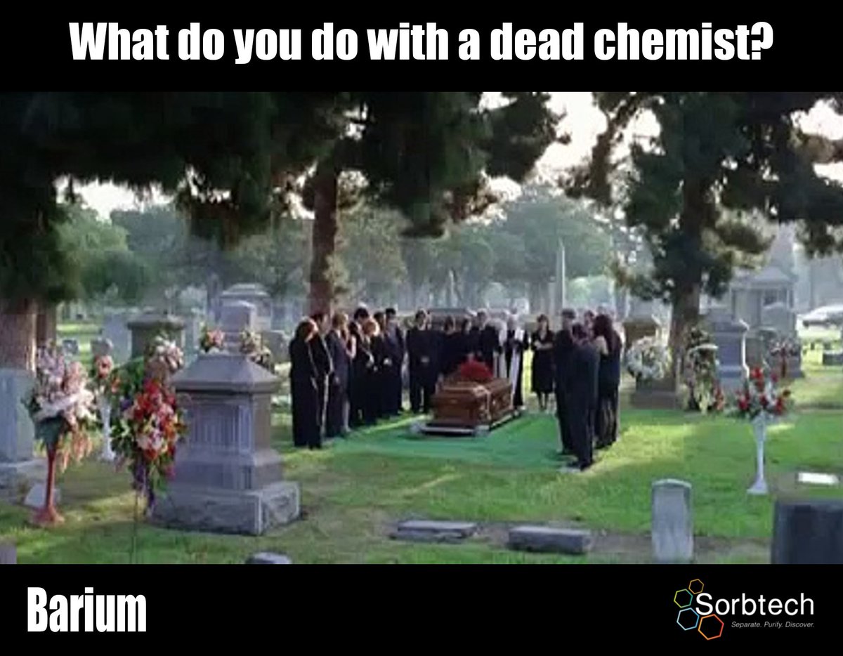 Sorbtech's tweet photo. #fridayfunny #chromatography #lablife https://t.co/N4sb2hAtAR