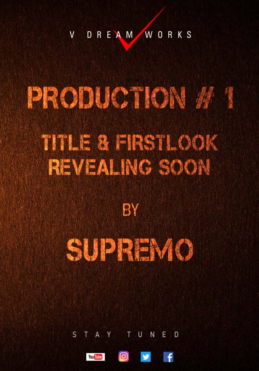 Royalreporter (@royalreporter1) on Twitter photo - <a href="/Dir_nirmalkumar/">Nv nirmalkumar</a>'s next <a href="/worksvdream/">vdream works</a> Production No.1 Title and First Look Revealing Soon
Stay Tuned!
<a href="/Ganeshchandhrra/">Ganeshchandhrra DOP</a> <a href="/SPRSethupathi/">SP RAJA SETHUPATHI</a> <a href="/GavaskarAvinash/">Gavaskar Avinash</a> <a href="/govindkarup/">Govind Karup</a> <a href="/kambamsankar/">kambam Sankar</a> <a href="/onlynikil/">Nikil Murukan</a> #NM - <a href="/Dir_nirmalkumar/">Nv nirmalkumar</a>'s next <a href="/worksvdream/">vdream works</a> Production No.1 Title and First Look Revealing Soon
Stay Tuned!
<a href="/Ganeshchandhrra/">Ganeshchandhrra DOP</a> <a href="/SPRSethupathi/">SP RAJA SETHUPATHI</a> <a href="/GavaskarAvinash/">Gavaskar Avinash</a> <a href="/govindkarup/">Govind Karup</a> <a href="/kambamsankar/">kambam Sankar</a> <a href="/onlynikil/">Nikil Murukan</a> #NM