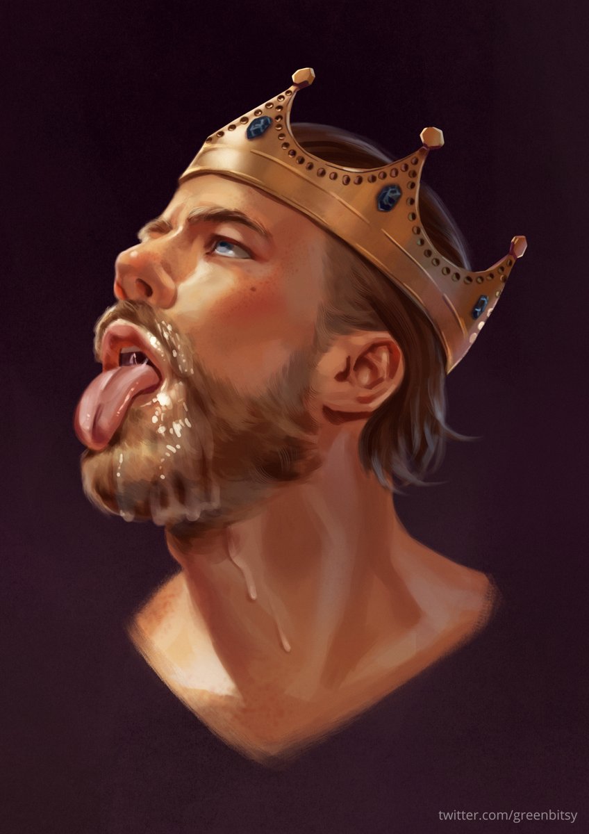 Heheh, more art for ewanmcgregorismyhomeboy12's codywan fantasy AU when the lads eventually bang and have crown blowjob XD #nsfwart Apparently one way to motivate myself to do studies is porn......