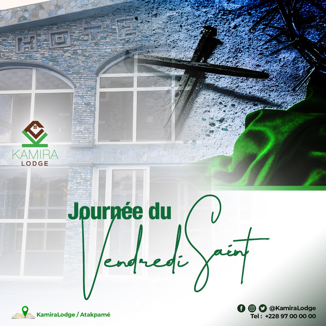 kamiralodge's tweet photo. Agréable journée du vendredi saint à tous nos clientes et clients d'obédience chrétienne #TgTwittos https://t.co/AODIeK8Xvb