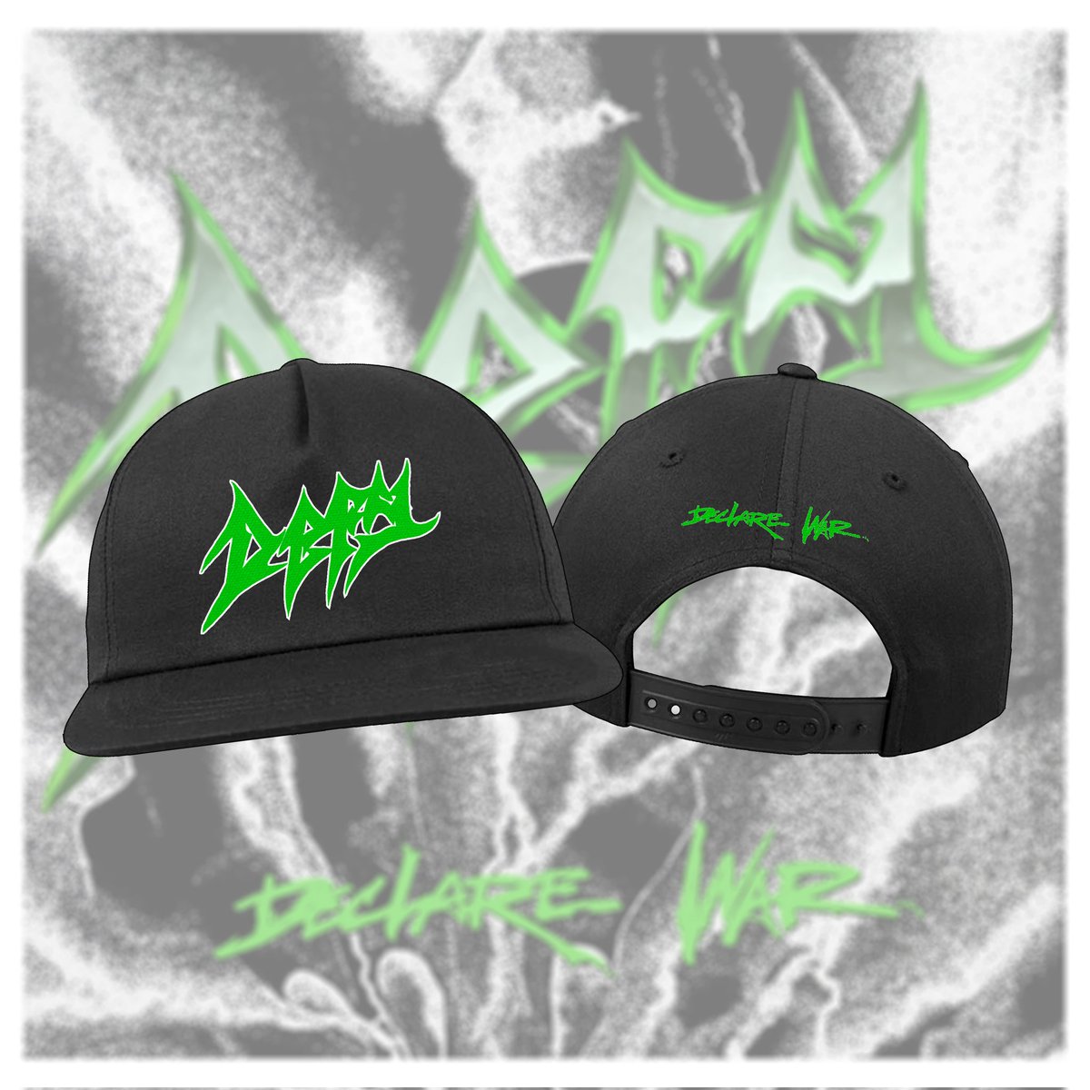 Pre-Order now, Classic Snapback Cap 'Declare War' IDR 150.000, minimum down payment 50%

Produced in limited quantities, info order direct message.

Pre-Order: 09 April - 20 April 2022