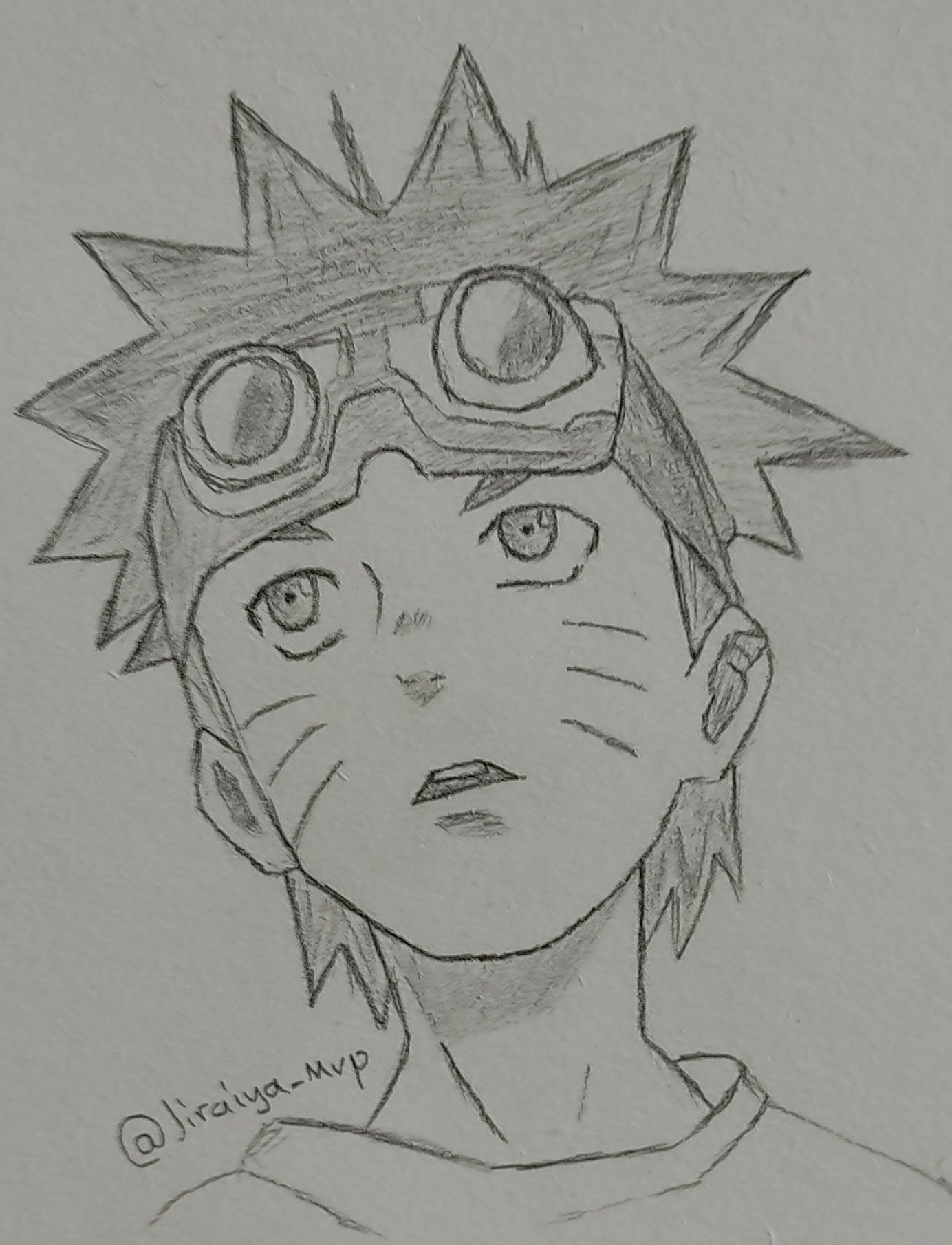 How to draw naruto and Jiraiya, Anime Drawing