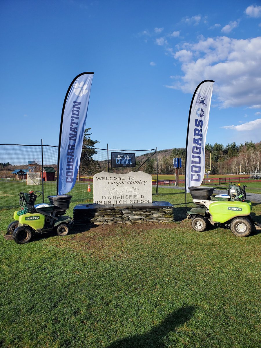 SDTurfVT's tweet image. Beautiful day to get started at MMU!