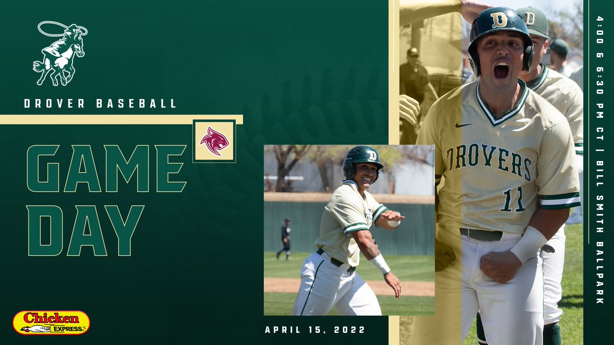 DroverAthletics's tweet photo. #DroverNation🐎 GAMEDAY!
#12 Science &amp; Arts⚾️ aims to extend their win-streak as they host College of the Ozarks!

⏰: 4:00 &amp; 6:30 PM
📍: Chickasha, OK
🏟️: Bill Smith Ballpark
G1📊: https://t.co/JRIbE6UJCK
G2📊: https://t.co/vDNzas3nJV
🖥️: https://t.co/4ZJSns31nj

#BleedGreen https://t.co/tP6IAgOZYc