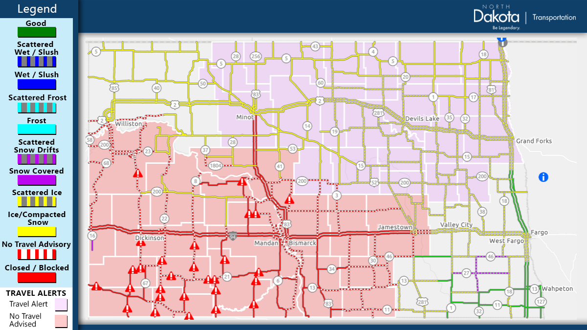 Nd Travel Conditions Map Nddot On Twitter: "Road Conditions Across The State Are Beginning To Improve. Please Use Extreme Caution As You Dig Out And Start To Travel. Find The Latest Information At Https://T.co/Exhjjzmsob. Https://T.co/Gon3Nnnzpc" / Nd Travel Conditions Map Nddot On Twitter: "Road Conditions Across The State Are Beginning To Improve. Please Use Extreme Caution As You Dig Out And Start To Travel. Find The Latest Information At Https://T.co/Exhjjzmsob. Https://T.co/Gon3Nnnzpc" /