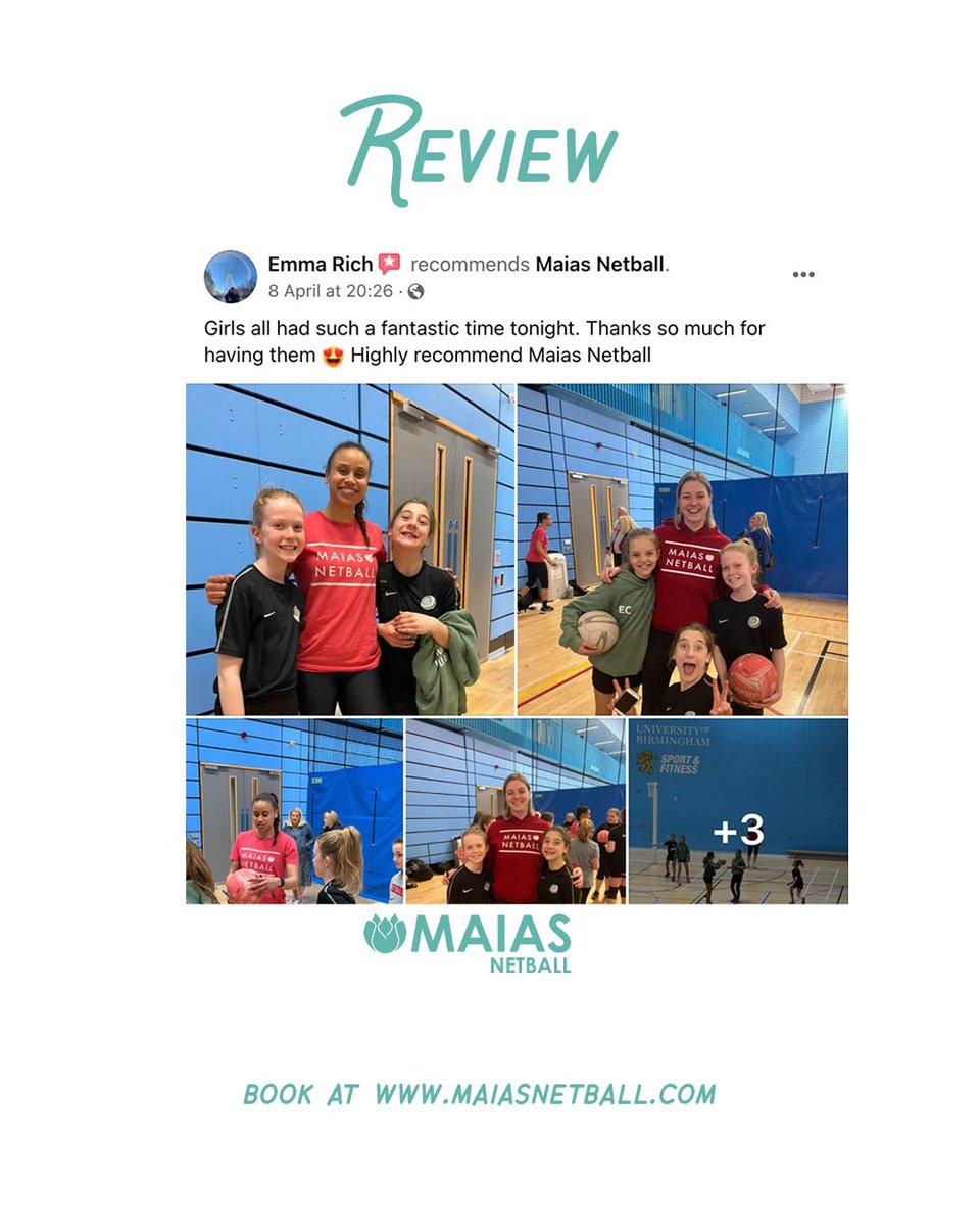 MaiasNetball's tweet photo. 🏐 📲  Tap the link in our bio to book onto your nearest Maias Netball Masterclass 🏐 📲 

https://t.co/OgeZWFz7WL

#Netball #netballcoaching #netballtraining #netballiflife #lovenetball #mainetball #maiasnetball https://t.co/fVsDNZTkRh