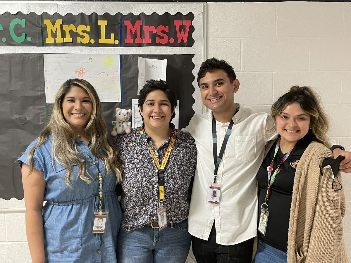 I never imagined I’d end up back in 7th grade. Now, I’m closing in on my 2nd year with this 7th grade ELAR team at Ferris JH. Not in this pic are <a href="/A1Bodey/">Aaron Bodey, M. Ed.</a> and <a href="/AshleighBible/">Dr. Ashleigh Bible</a>. I love learning from you both. We don’t know where we’d be without you.