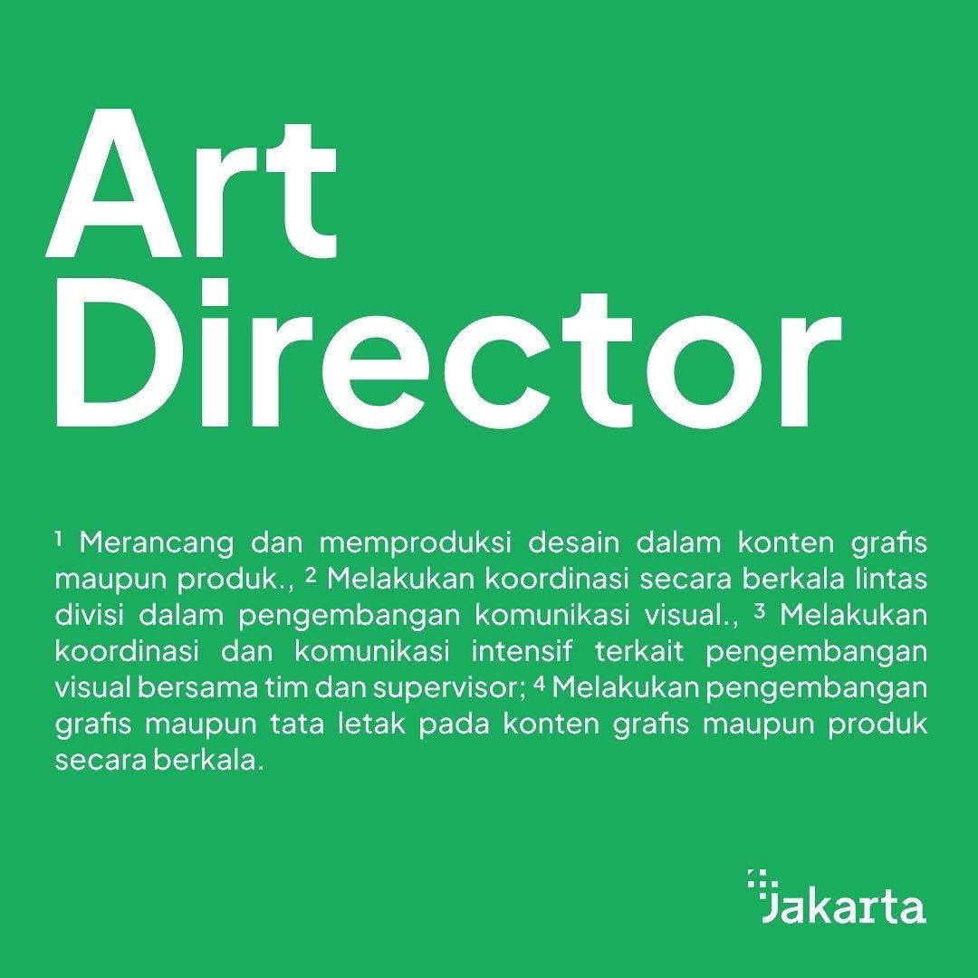 einsistant's tweet photo. Ketika Jakarta memanggil, Kita menjawab😉

Kami membutuhkanmu warga terbaik untuk ikut ambil bagian dalam usaha menebar semangat dan aksi nyata kolaborasi di Jakarta. 

Terdapat tiga 3 posisi yang dibuka untuk tenaga ahli purna waktu.. https://t.co/ygCDrIjmF1